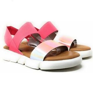 Dirty Laundry Womens All Star Slingback Platform Sandals Pink Size 10 M US